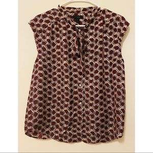 J.Crew Silk Button Down blouse